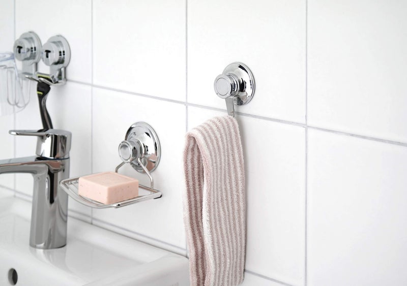 Bath Beyond Suction Cup Hooks (2Pack) - Powerful Vacuum Suction Cup Hooks Utensil Hanger Organizer No Drill Heavy Duty Organizer for Multi Purpose Kitchen, Bathroom, Restroom, Shower - Image 5